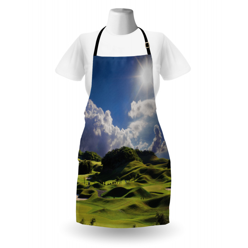 Summer Pasture Grassy Hills Apron