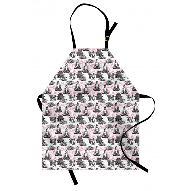 Oriental Dragon House Apron