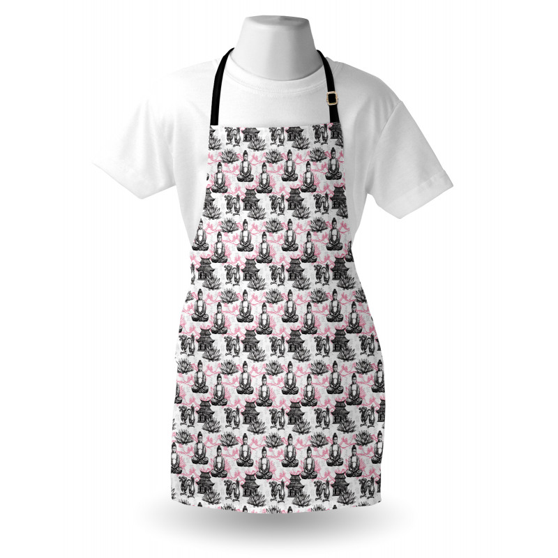 Oriental Dragon House Apron