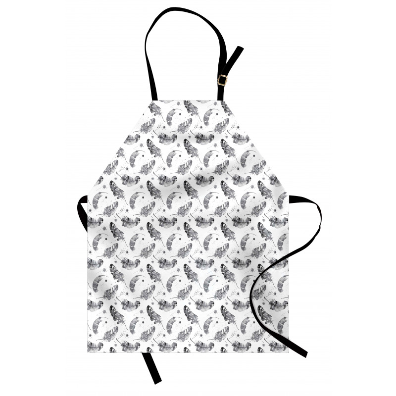 Native Style Quills Grunge Apron