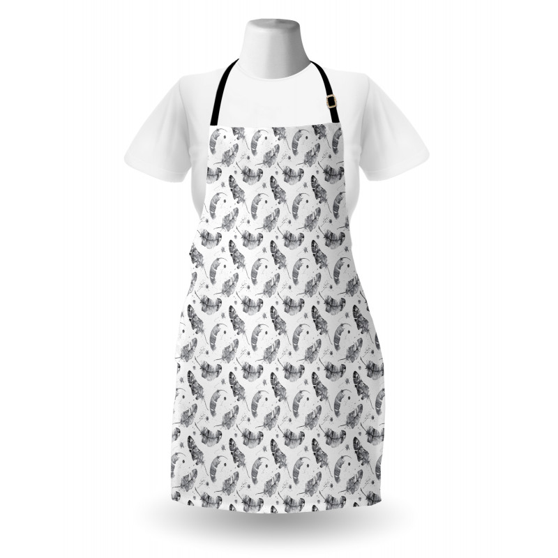 Native Style Quills Grunge Apron