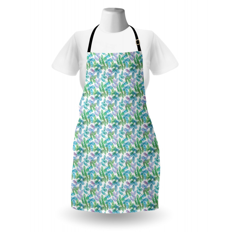 Ornate Nature Illustration Apron