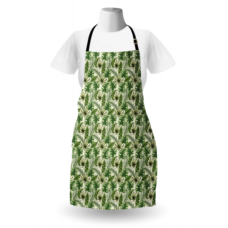 Hawaiian Elements in Green Apron