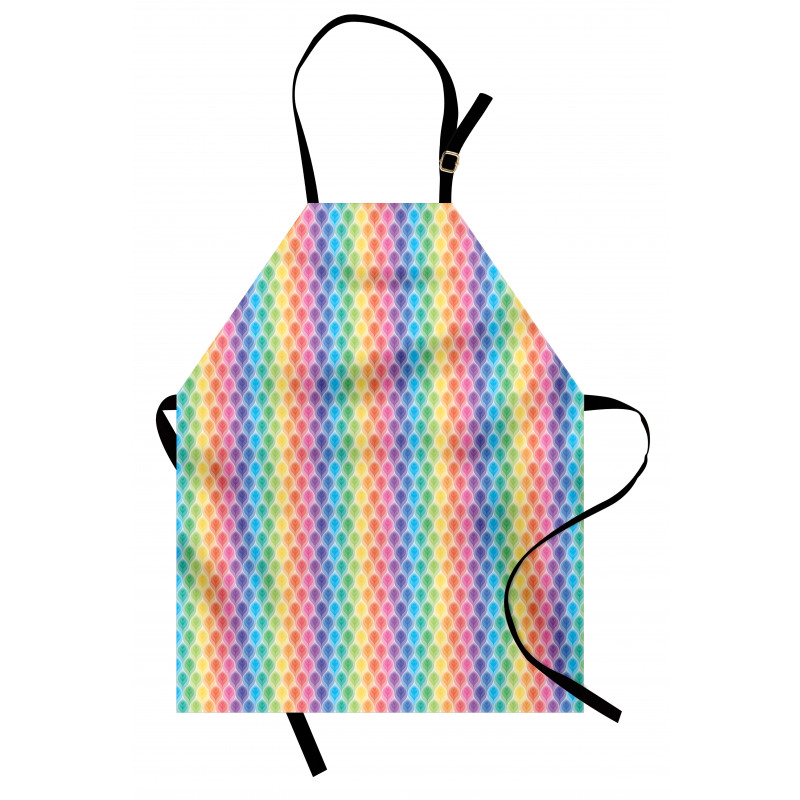 Digital Floral Pattern Apron