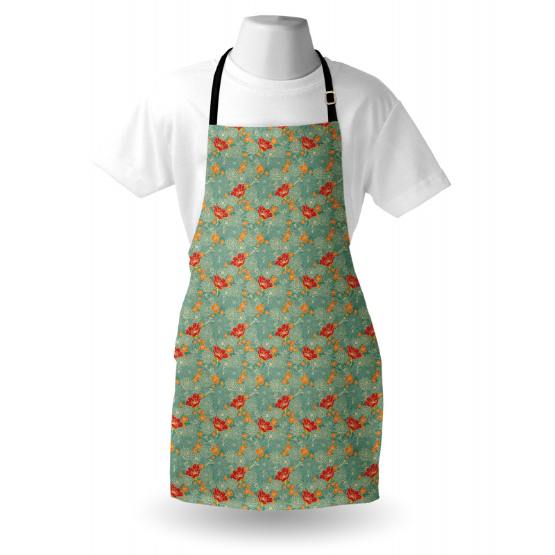 Silhouettes of Petals Apron