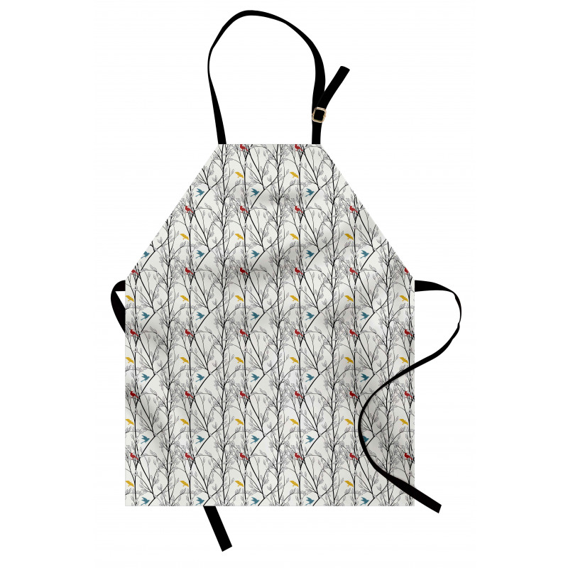 Woodland Nature Birds Trees Apron