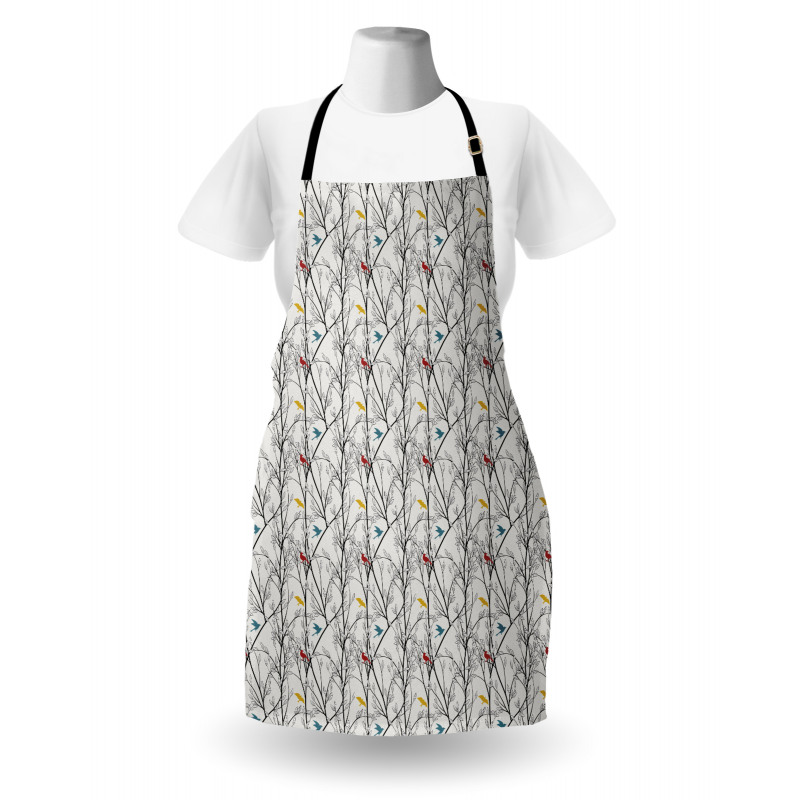 Woodland Nature Birds Trees Apron