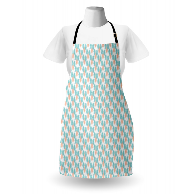 Tropical Island Palm Leaves Apron