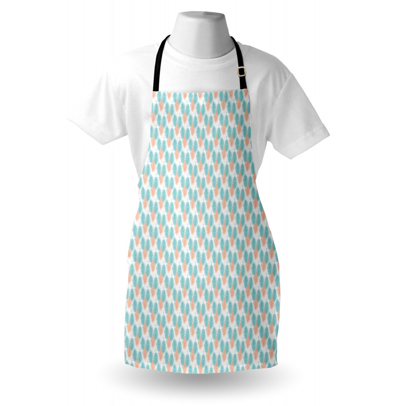 Tropical Island Palm Leaves Apron