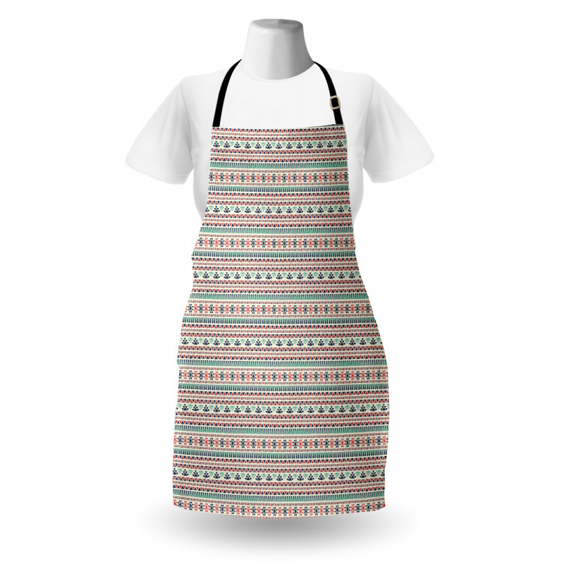 Cultural Geometric Pattern Apron