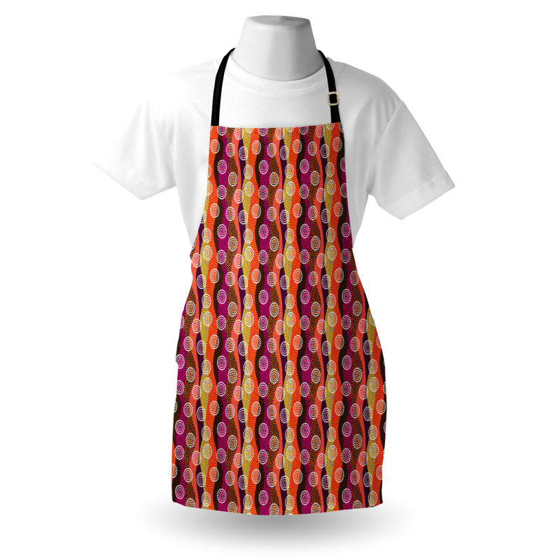 Colorful Circles and Dots Apron