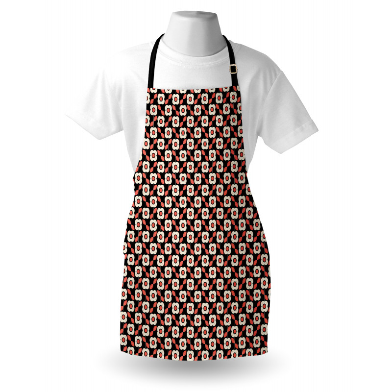 Pastel Blooms and Leaves Apron