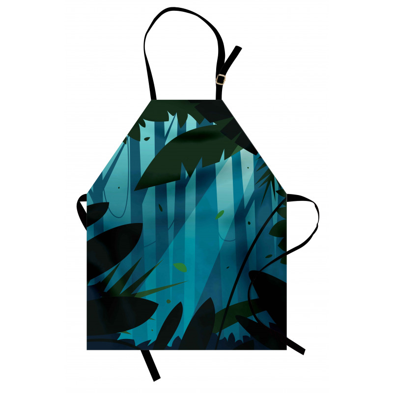 Lush Forest Leaves Apron