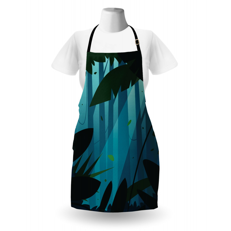 Lush Forest Leaves Apron