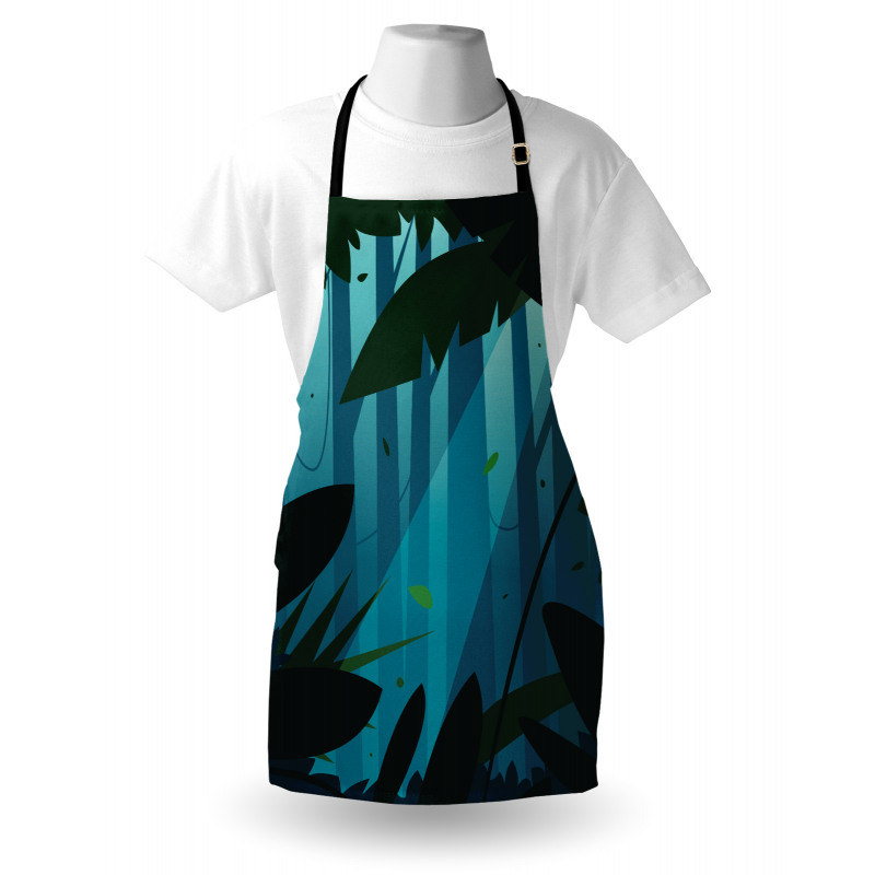 Lush Forest Leaves Apron