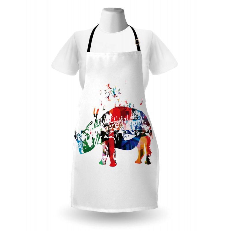 Musical Notes Animal Apron