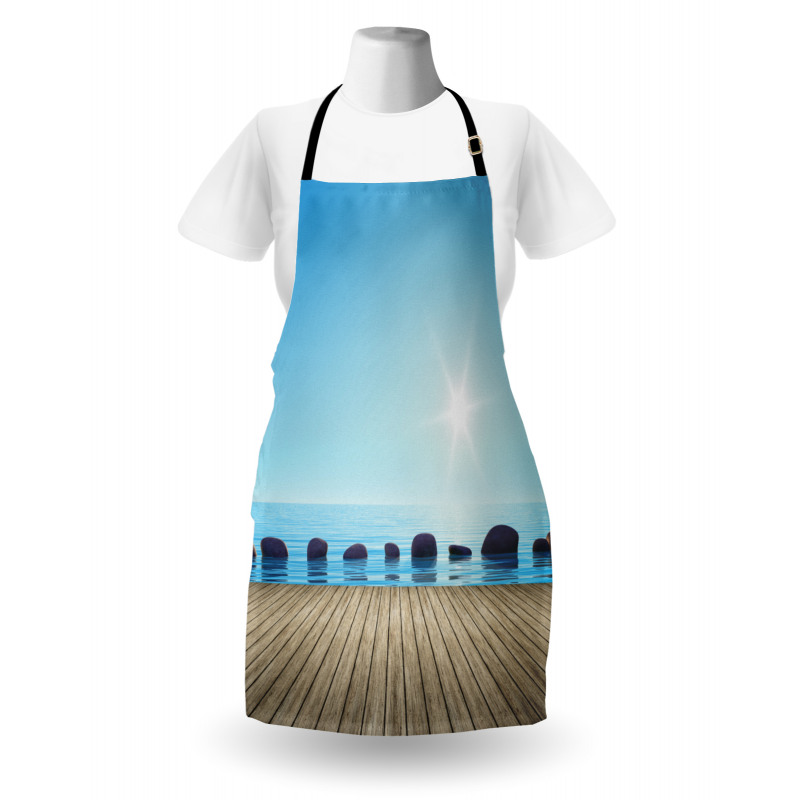 Sky Pier Calm Water Stones Apron