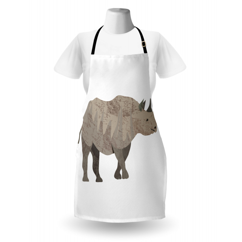 Herbivore Animal Monochrome Apron