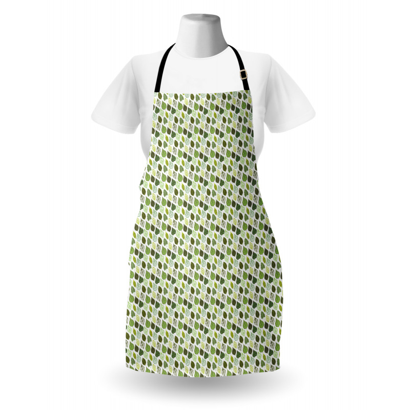 Greenery Foliage Details Apron