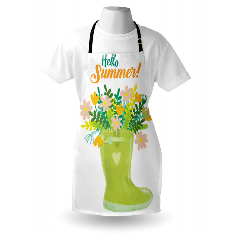 Green Tone Garden Boot Apron