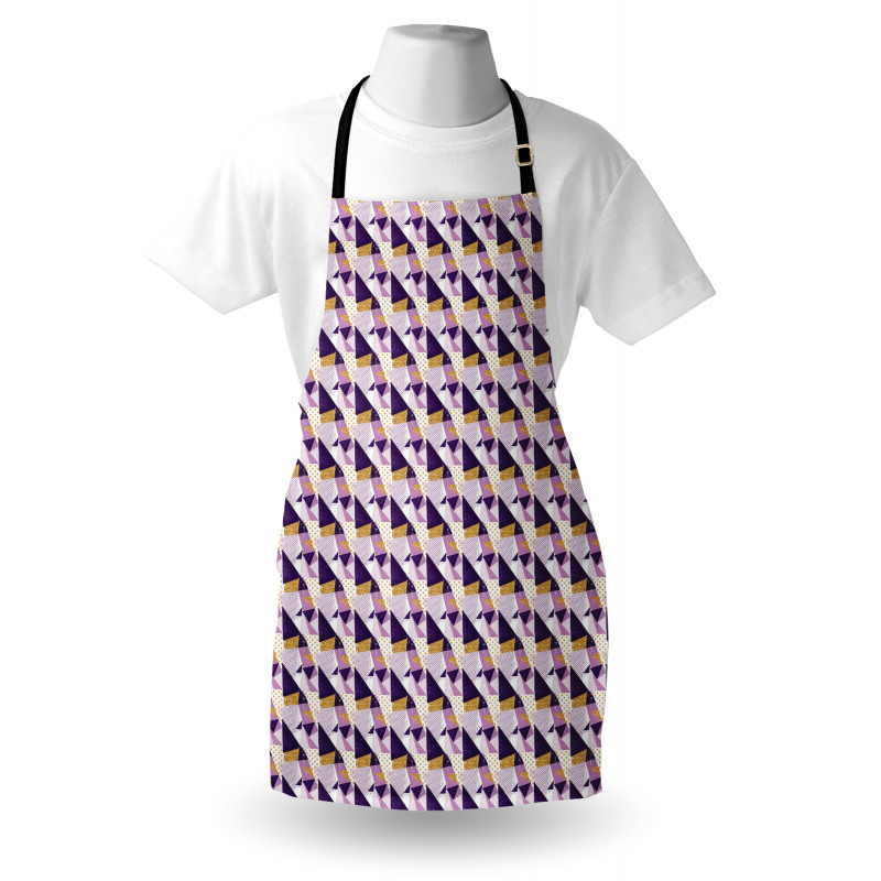 Angular Design Triangles Apron