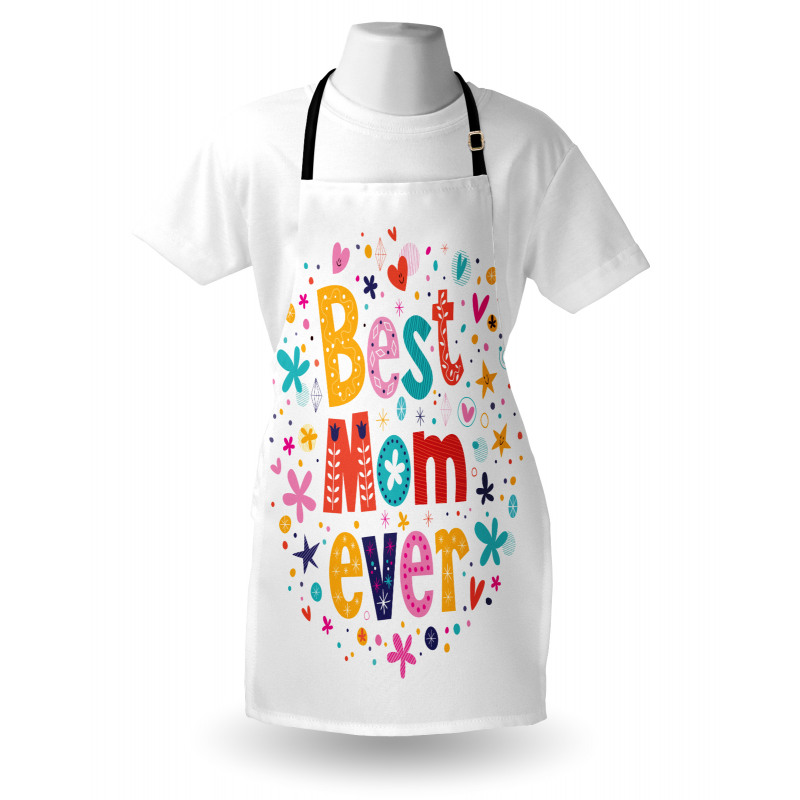 Best Mom Ever Words Apron