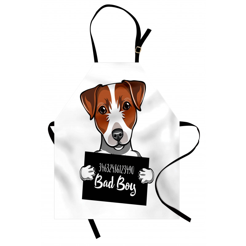 Dog Holding a Sign Apron