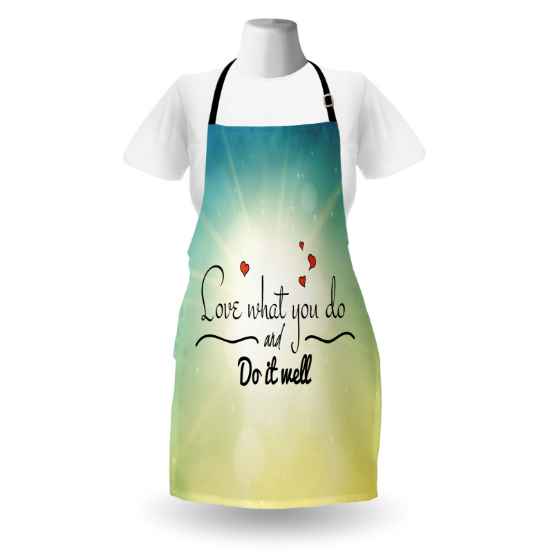 Hearts and Powerful Message Apron