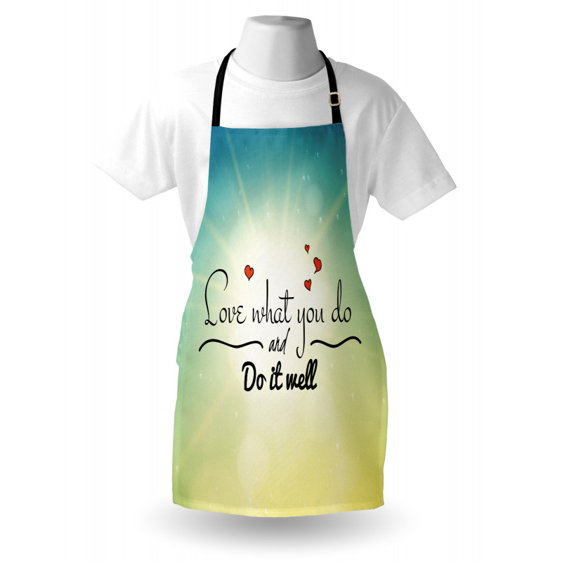 Hearts and Powerful Message Apron