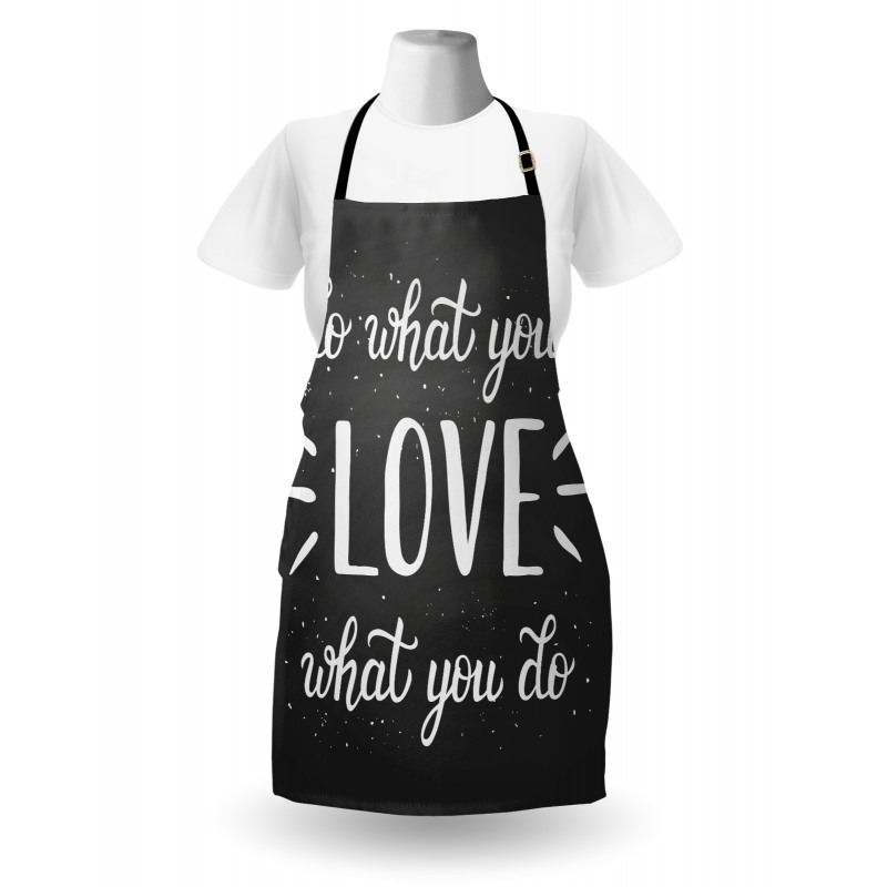 Hand Lettering Typography Apron