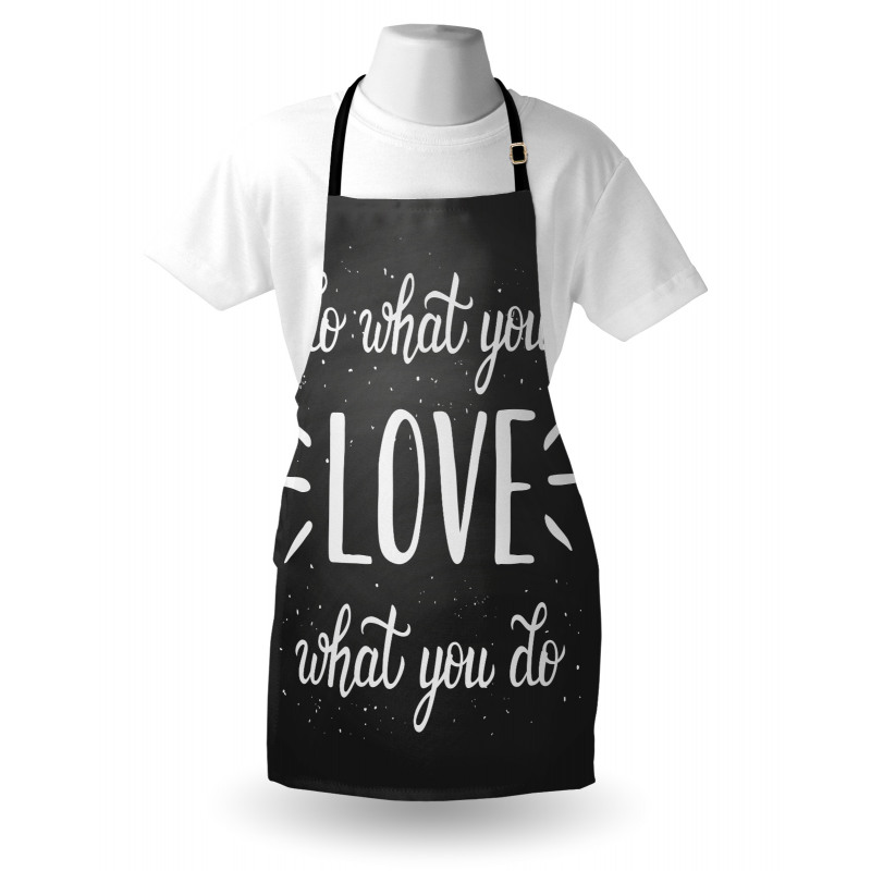 Hand Lettering Typography Apron