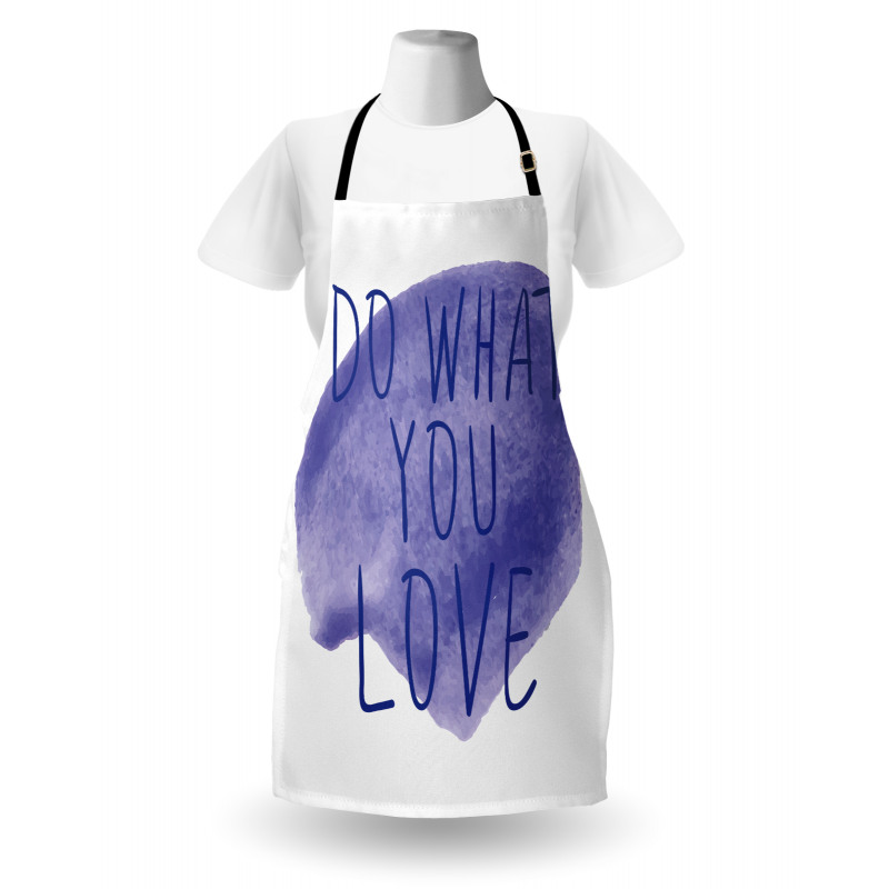 Watercolor Stain Abstract Apron