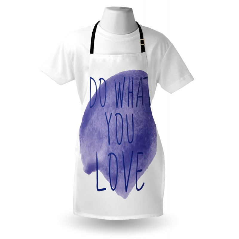 Watercolor Stain Abstract Apron