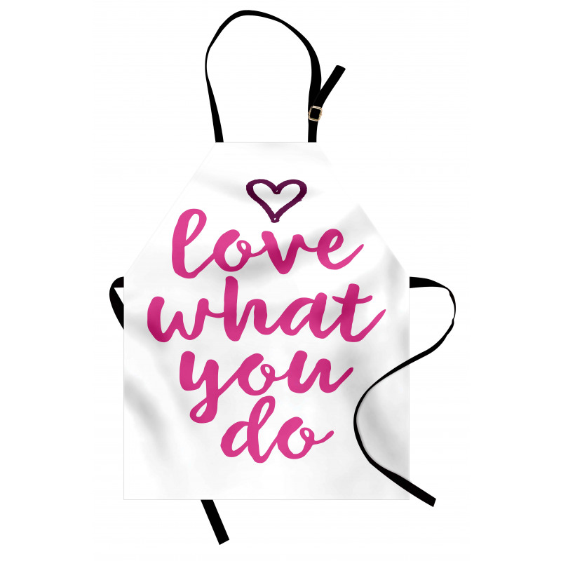 Do What You Love Pink Tones Apron