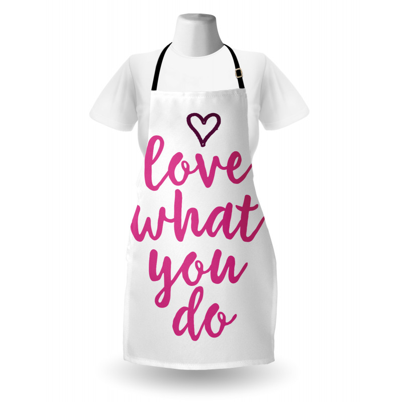 Do What You Love Pink Tones Apron