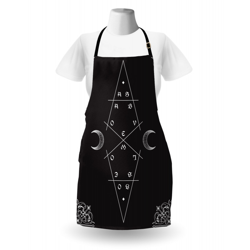 Mystical Style Moon Apron