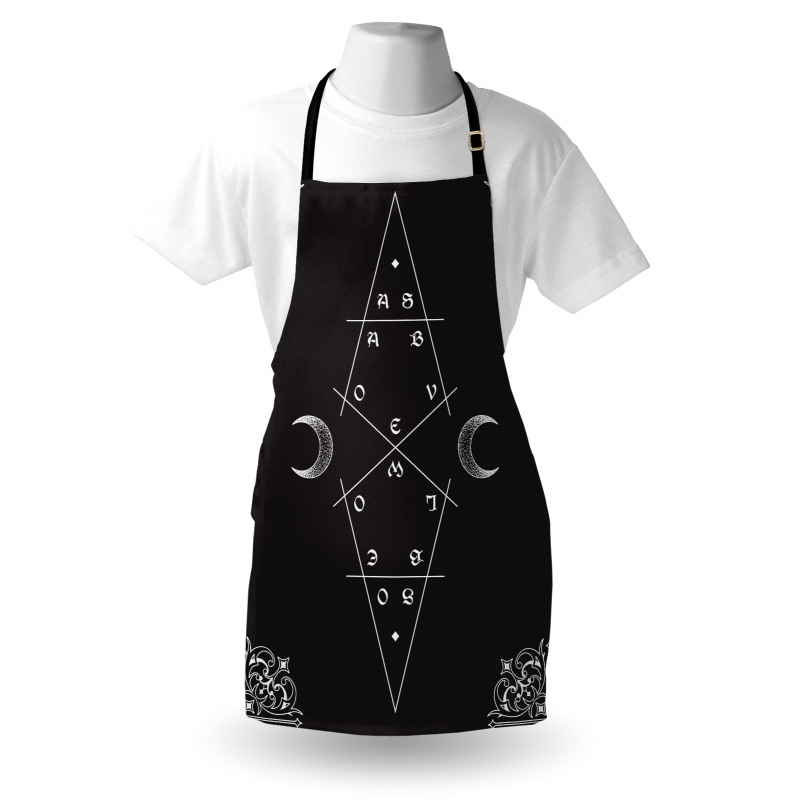 Mystical Style Moon Apron