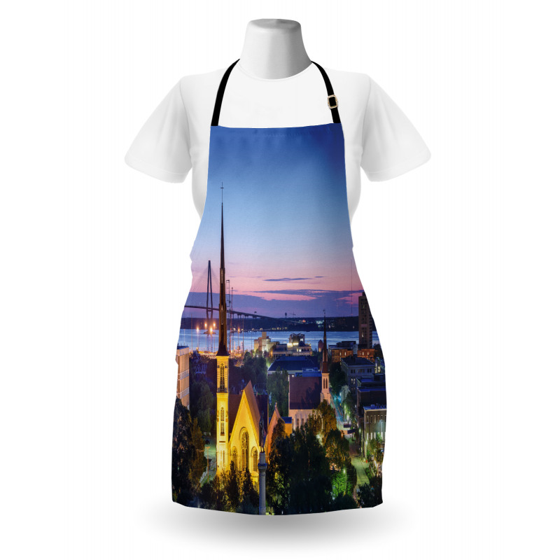 Famous Landmark Theme Apron