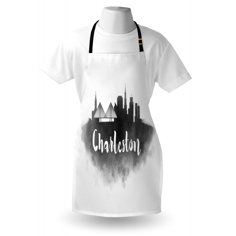 Smoky Style City Skyline Apron