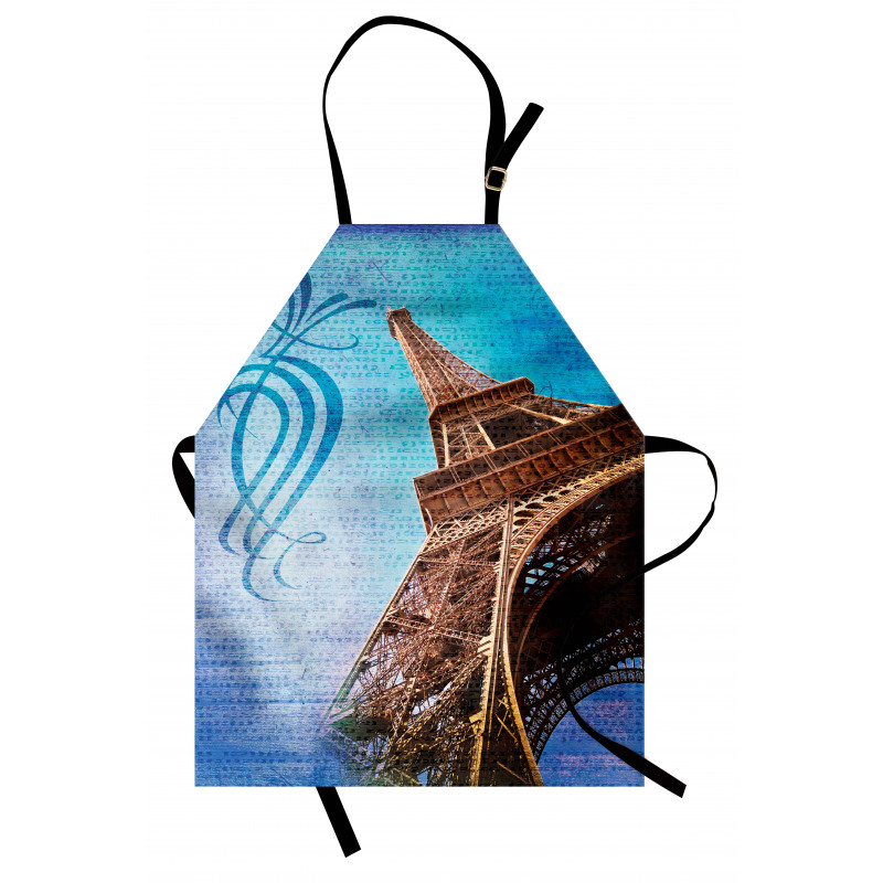 Tilt Shot Eiffel Tower Travel Apron