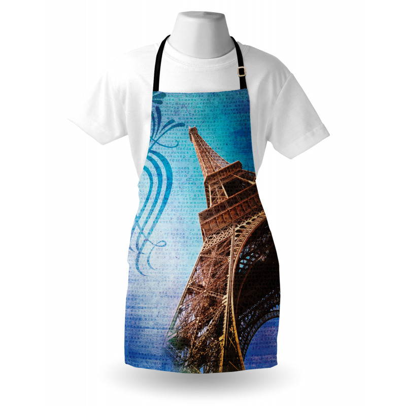 Tilt Shot Eiffel Tower Travel Apron