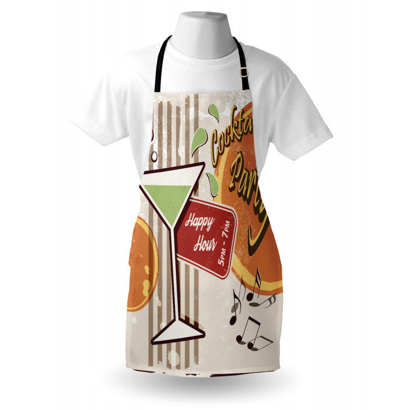 Retro Happy Hour Apron