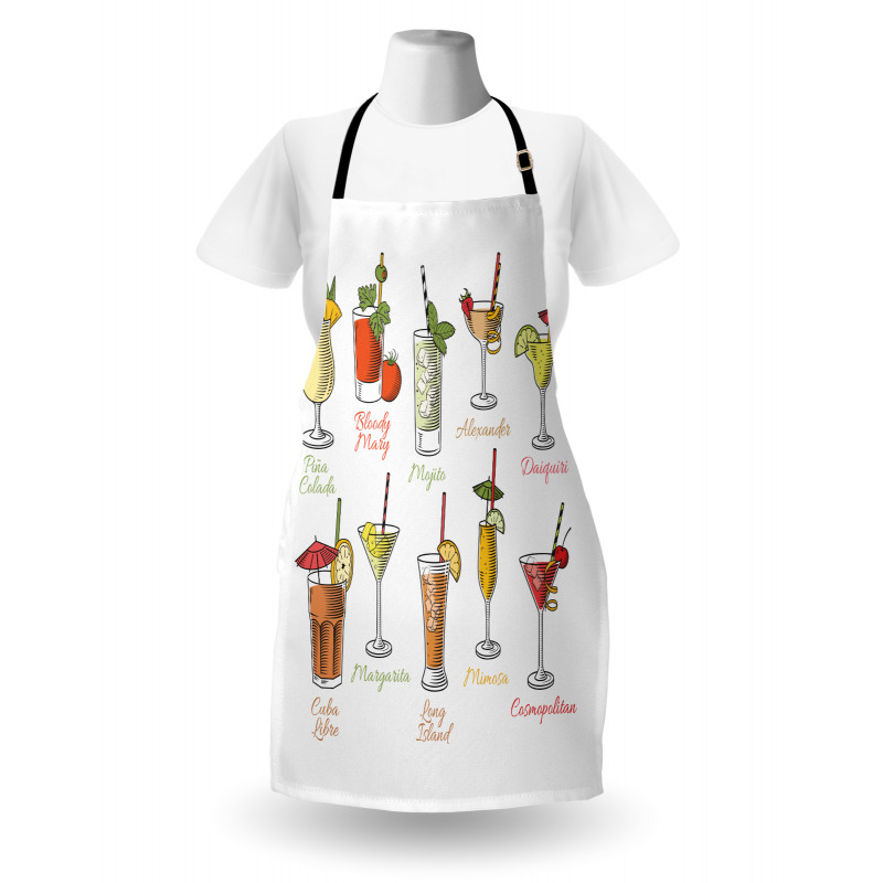 Famous Cocktails Apron