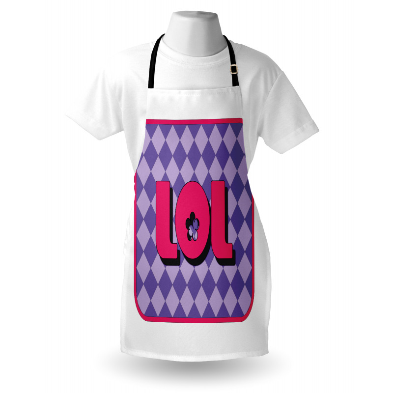 Laugh out Loud Checkered Apron