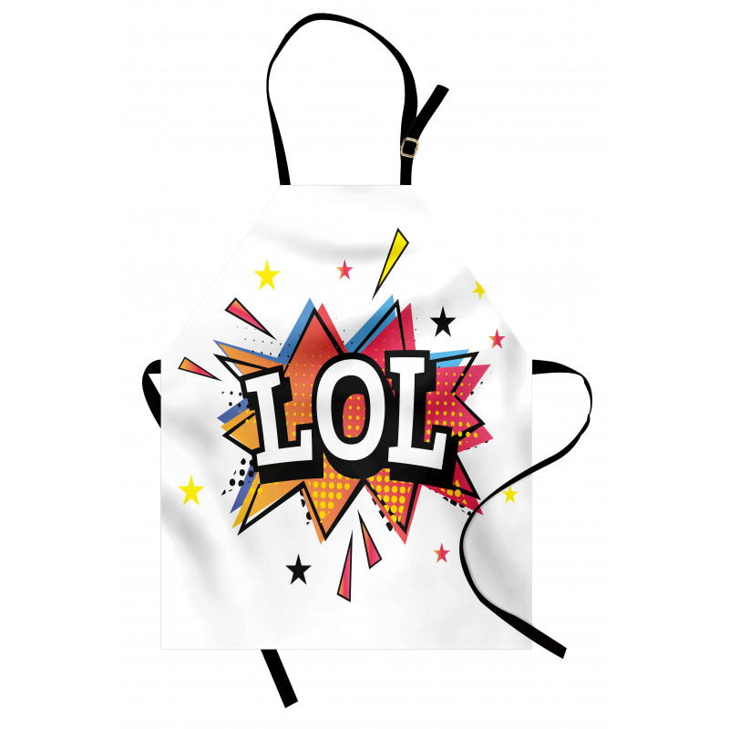 Speech Bubble Colorful Stars Apron