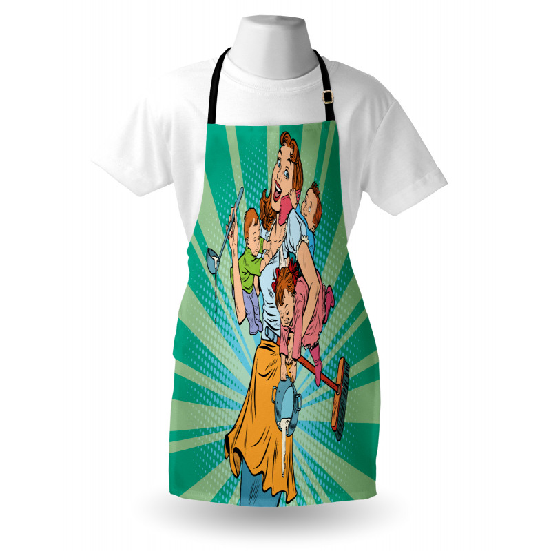 House Chores Kids Pop Art Apron