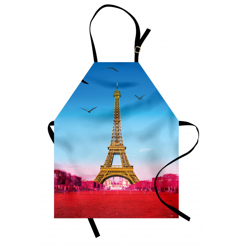 Abstract Grass Eiffel Tower Apron