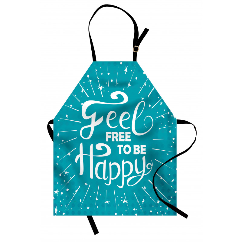 Retro Style Design Stars Apron