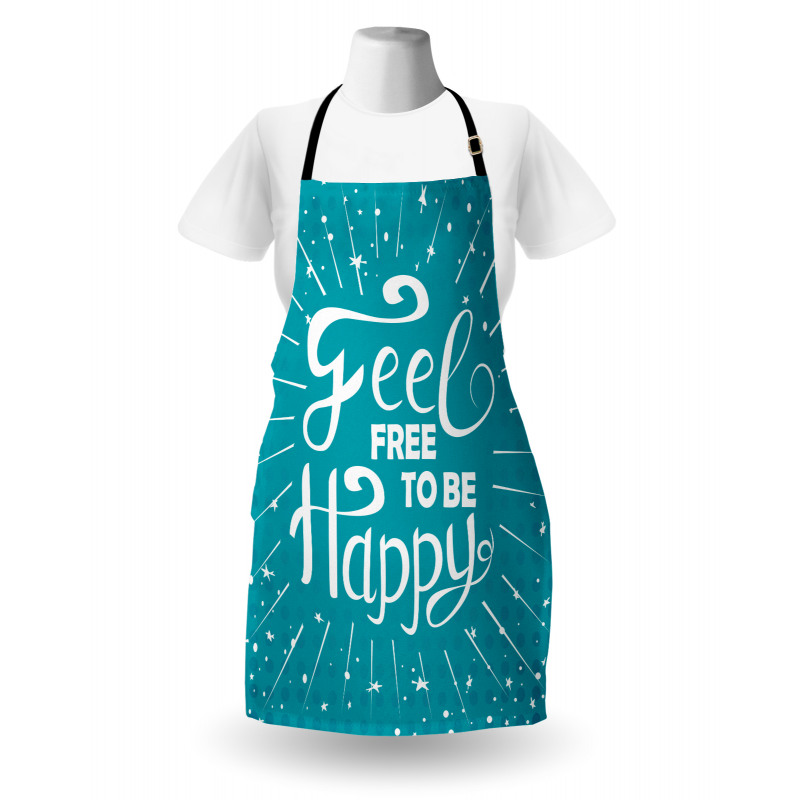 Retro Style Design Stars Apron