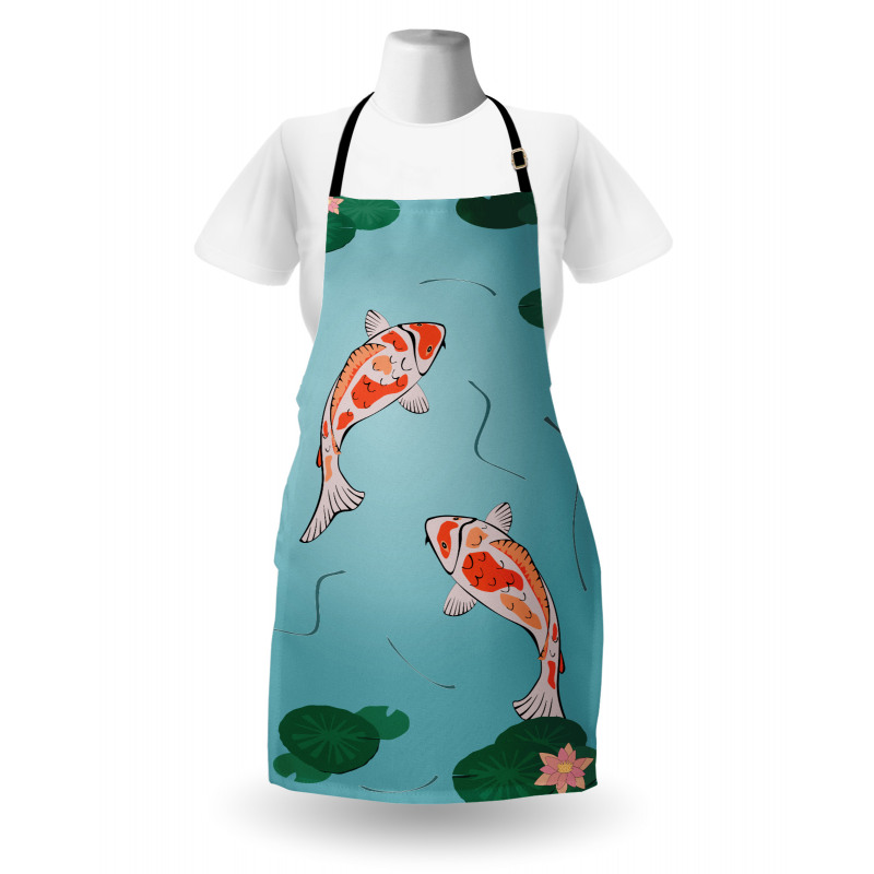 Japanese Koi Swimming Pond Apron